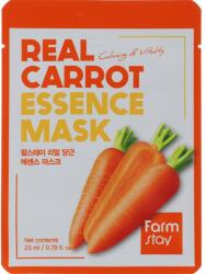 FarmStay Mască de țesătură cu extract de morcov - FarmStay Real Carrot Essence Mask 23 ml Masca de fata