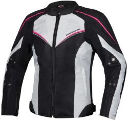 Rebelhorn Jachetă de motocicletă pentru femei Rebelhorn Hiflow IV Black-Silver-Pink pentru motociclete (PRBRH-TJ-HIFLOW-IV_64-LADY)