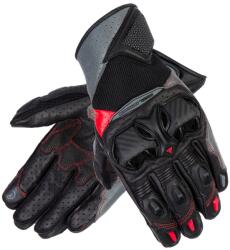 Rebelhorn Mănuși pentru motociclete Rebelhorn Flux II negru-gri-fluo roșu (PRBFLUX-II-GLV09)
