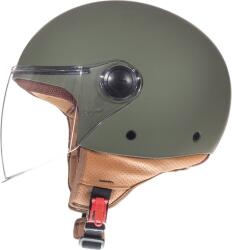 MT Helmets Cască de motocicletă MT Street open verde mat (MT124)