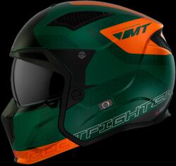 MT Helmets Cască de motocicletă MT Streetfighter SV Totem C6 negru-portocaliu-verde (MT13279951263)