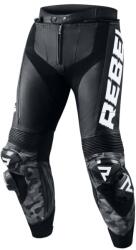 Rebelhorn Rebel Rebel Pantaloni de motocicletă negru și alb (PRBRH-LP-REBEL_14)