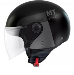 MT Helmets MT Street Inboard D2 Cască de motocicletă deschisă negru-gri negru (MTSTREINBD2)