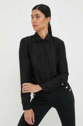 Giorgio Armani ing női, galléros, fekete, regular - fekete L