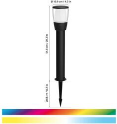 Philips WiZ Connected Elpas Bollard 8720169071858