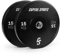 Capital Sports Elongate 2020, tárcsák, 2 x 15 kg, kemény gumi, 50, 4 mm (1003515810035158) (1003515810035158)