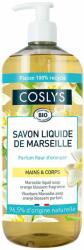 Coslys Sapun lichid si gel de dus bio de Marsilia cu flori de portocal, 1000ml, Coslys