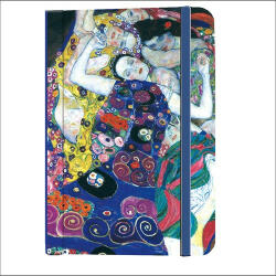  Napló Fridolin Gustav Klimt 'Szüzek' sima, 13, 5 x 9, 5 x 1, 5 cm