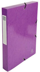  Füzetbox karton Exacompta Iderama A/4 40 mm gerinccel gumis lila