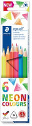 Színes ceruza Staedtler Ergosoft Neon háromszögletű 6 db-os klt