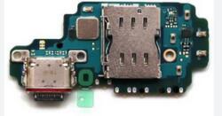 Samsung S918 Galaxy S23 Ultra töltő csatlakozós panel mikrofonnal és sim kártya olvasóval (usb c csatlakozó, GH96-15621A) gyári Service Pack