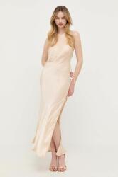 Bardot rochie culoarea bej, maxi, drept 9BYX-SUD075_01X
