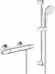 GROHE Grohtherm 1000 Termosztátos zuhanycsaptelep 1/2″ zuhanygarnitúrával 34825001 (34825001)