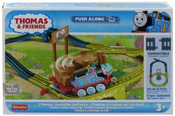 Mattel Thomas Set De Joaca Cu Locomotiva Push Along Thomas Si Accesorii (MTHGY82_HPM64) - ejuniorul