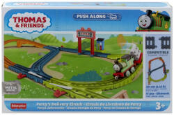 Mattel Thomas Set De Joaca Cu Locomotiva Push Along Percy Si Accesorii (MTHGY82_HPM63) - ejuniorul Trenulet