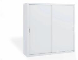  Veneti BRYAN tolóajtós szekrény 220 cm - fehér