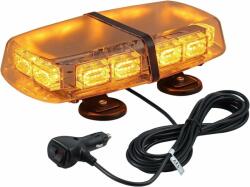 ledlight LED-es figyelmeztető lámpa, 7 mód 12/24V-os 36 W mágneses talp (A9123)