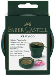 Faber-Castell Click and Go ecsetpohár - zöld (FC-181520)