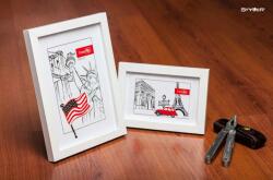 STYLER képkeret (13x18 cm) Japan, fehér RA-13297 (185706)