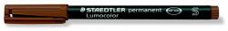 STAEDTLER Alkoholos marker, OHP, 0, 4 mm, STAEDTLER "Lumocolor® 313 S", barna (TS3137) - pritone