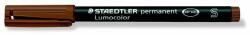 STAEDTLER Alkoholos marker, OHP, 0, 4 mm, STAEDTLER "Lumocolor® 313 S", barna