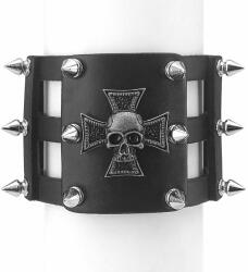 Leather & Steel Fashion Brățară SPIKES CROSS - LSF1 116