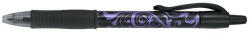  Zselés toll 0, 7mm, nyomógombos Pilot G-2 Victoria medium tip, írásszín lila