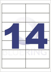  Etikett címke, 99, 1x38, 1mm, 100 lap, 14 címke/lap - bolt