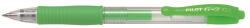 Zselés toll 0, 7mm, nyomógombos Pilot G-2, írásszín neon zöld