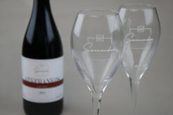  Szanandor Kékfrankos 2021 Száraz/Dry 14 % 750 ml + 2 db boros kehely (fmkp)