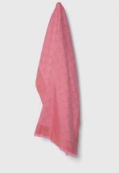 Moschino sál gyapjú keverékből rózsaszín, sima - rózsaszín Univerzális méret