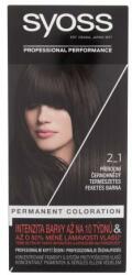Syoss Permanent Coloration vopsea de păr 50 ml pentru femei 2-1 Black-Brown