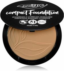 puroBIO Cosmetics Compact Foundation kompakt púderes alapozó SPF 10 árnyalat 04 9 g