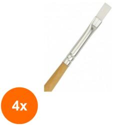 KOH-I-NOOR Set 4 x Pensula Varf Tesit, Par Sintetic, Nr. 0 (HOK-4xKH-K9936-00-24KK)
