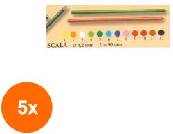 KOH-I-NOOR Set 5 x Mine Colorate, Alb, 3.2 mm (HOK-5xKH-K4040-3)