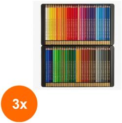 KOH-I-NOOR Set 3 x Creion Colorat, Polycolor, Auriu (HOK-3xKH-K3800-040)