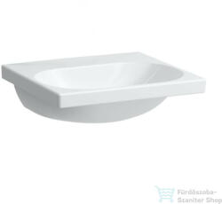 Laufen Lua 55x46 cm-es mosdó csaplyuk és túlfolyó nélkül, LCC vízlepergető réteggel, H8100814001421 (H8100814001421)