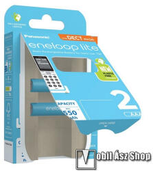 Panasonic ENELOOP LITE elem (AAA, BK-4LCCE/2DE, 1.2V, 550 mAh Ni-MH, újratölthető) 2db / csomag - BK-4LCCE/2DE_N (BK-4LCCE/2DE_N)