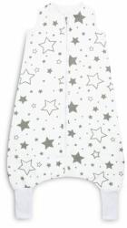  Sillo muszlin pelenka anyagú tipegő hálózsák - Szürke/fehér csillagos (80-98 cm) TOG 0, 5