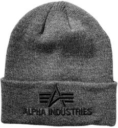 Alpha Industries 3D Beanie - charcoal heather