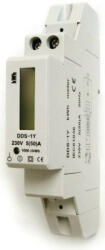 GAO 5256H digitális almérő, DIN sínre, 1P, 5(50)A 1000imp/kWh, szürke, 230V (5256H)
