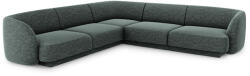 Micadoni Coltar modular Miley cu tapiterie din tesatura structurala, gri petrol (MIC_COR_140_F1_MILEY3)