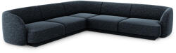 Micadoni Coltar modular Miley cu tapiterie din tesatura structurala, albastru royal (MIC_COR_140_F1_MILEY4)