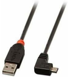 Lindy Cablu USB 2.0 A la Micro USB B LINDY 31975 50 cm Negru