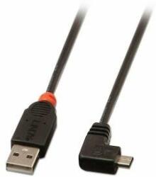 Lindy Cablu USB 2.0 A la Micro USB B LINDY 31977 2 m Negru