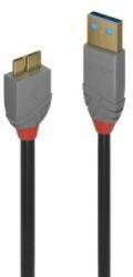 Lindy Cablu USB LINDY 36765 Negru 50 cm (1 Unități)