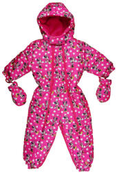 Disney Minnie baba kapucnis overall kesztyűvel 68-74 pink - babyshopkaposvar