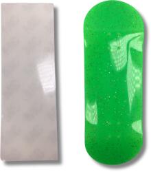 Alien Fingers Plastic Fingerboard Deck Glow in the Dark - Glitter Green