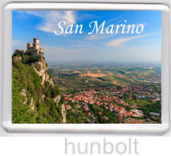  San Marino hűtőmágnes (műanyag keretes)