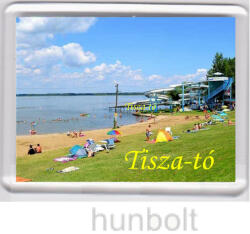  Tisza-tó Strand hűtőmágnes (műanyag keretes)